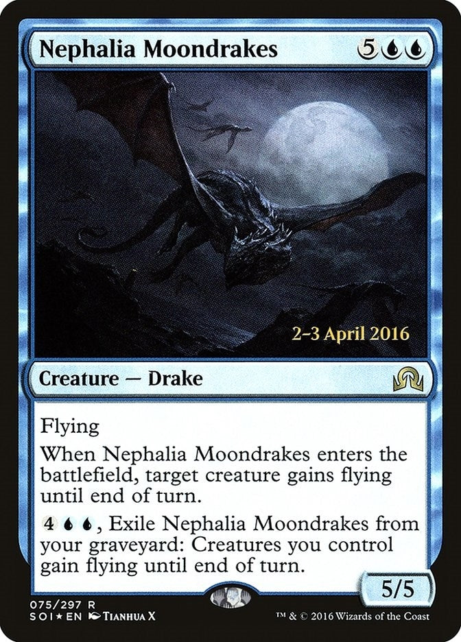 Image for Nephalia Moondrakes (Prerelease Cards) (75) - Magic: The Gathering