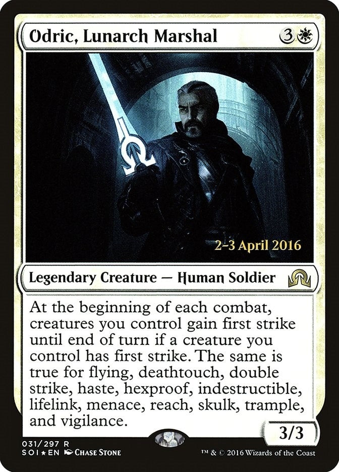 Image for Odric, Lunarch Marshal (Prerelease Cards) (31) - Magic: The Gathering