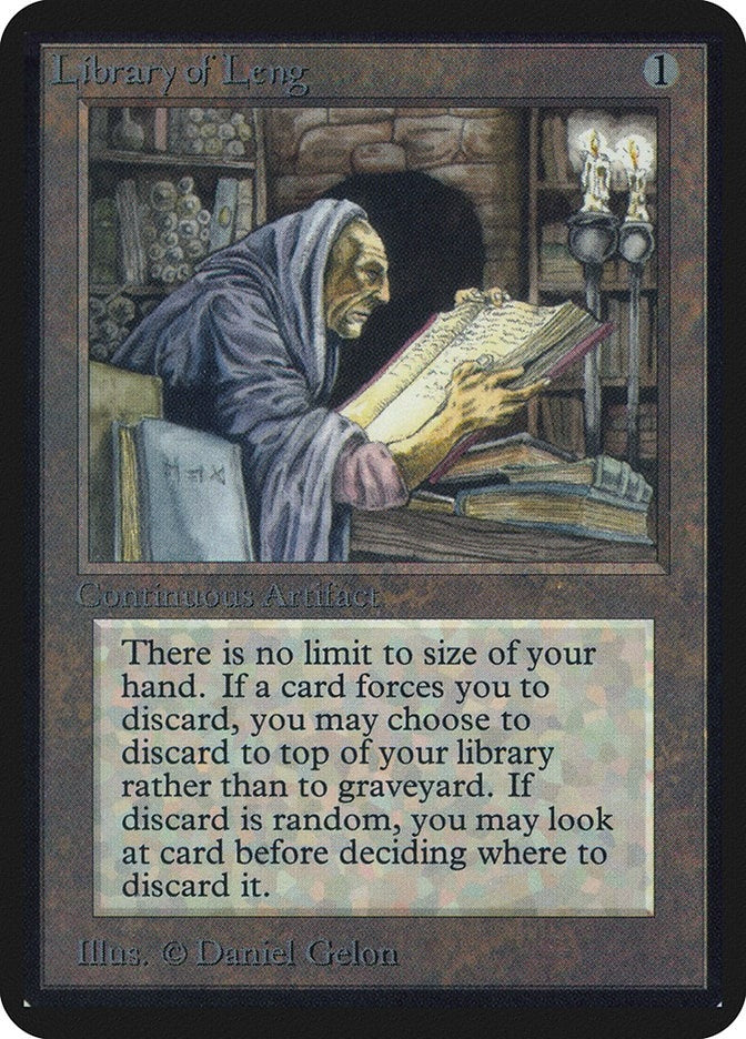 Image for Library of Leng (Alpha Edition) - Magic: The Gathering
