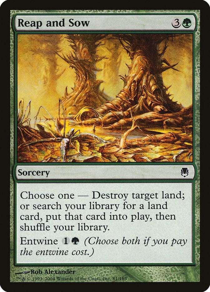 Image for Reap and Sow (Darksteel) (81) - Magic: The Gathering