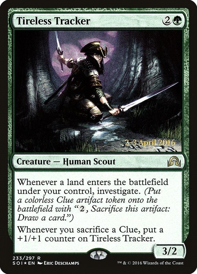 Image for Tireless Tracker (Prerelease Cards) (233) - Magic: The Gathering