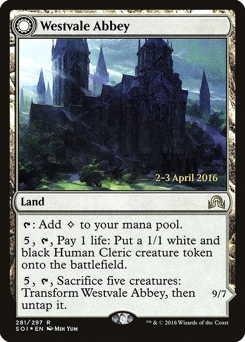 Image for Westvale Abbey (Prerelease Cards) (281) - Magic: The Gathering