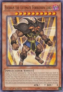Image for Exodius the Ultimate Forbidden Lord (Millennium Pack) (MIL1-EN007) - YuGiOh
