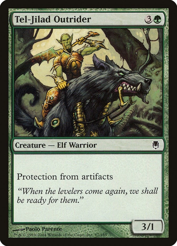 Image for Tel-Jilad Outrider (Darksteel) (87) - Magic: The Gathering