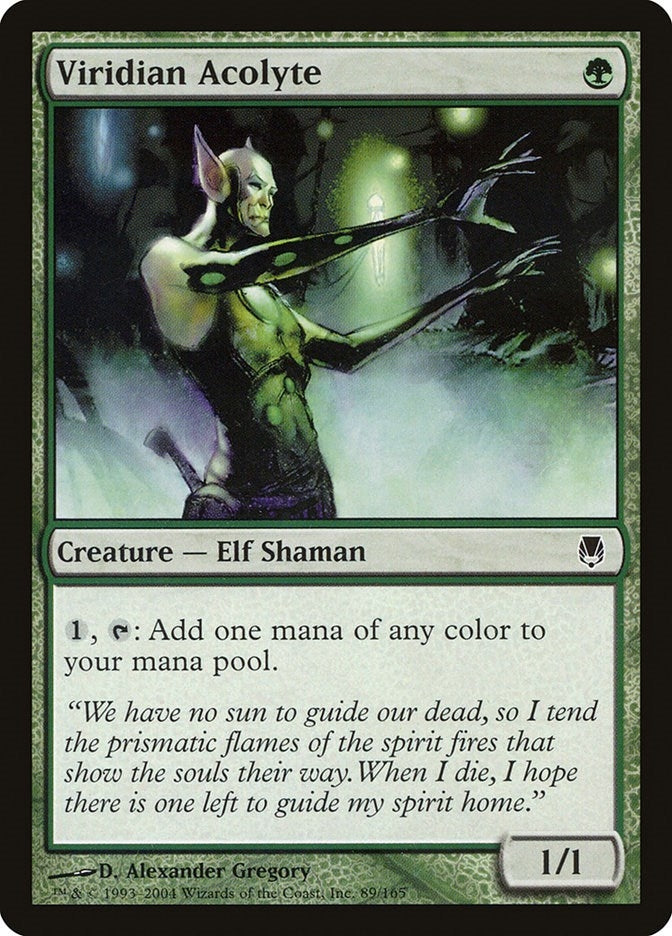 Image for Viridian Acolyte (Darksteel) (89) - Magic: The Gathering