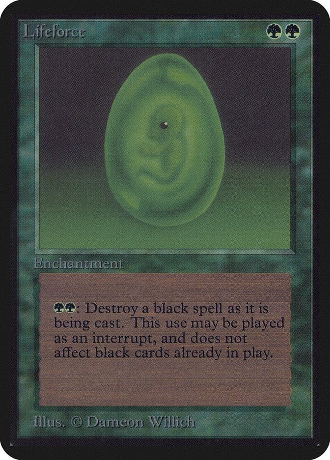 Image for Lifeforce (Alpha Edition) - Magic: The Gathering