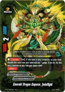 Image for Emerald Dragon Emperor, Jedaflight (Golden Buddy Pack ver.E) (PP01/0022EN) - Future Card BuddyFight