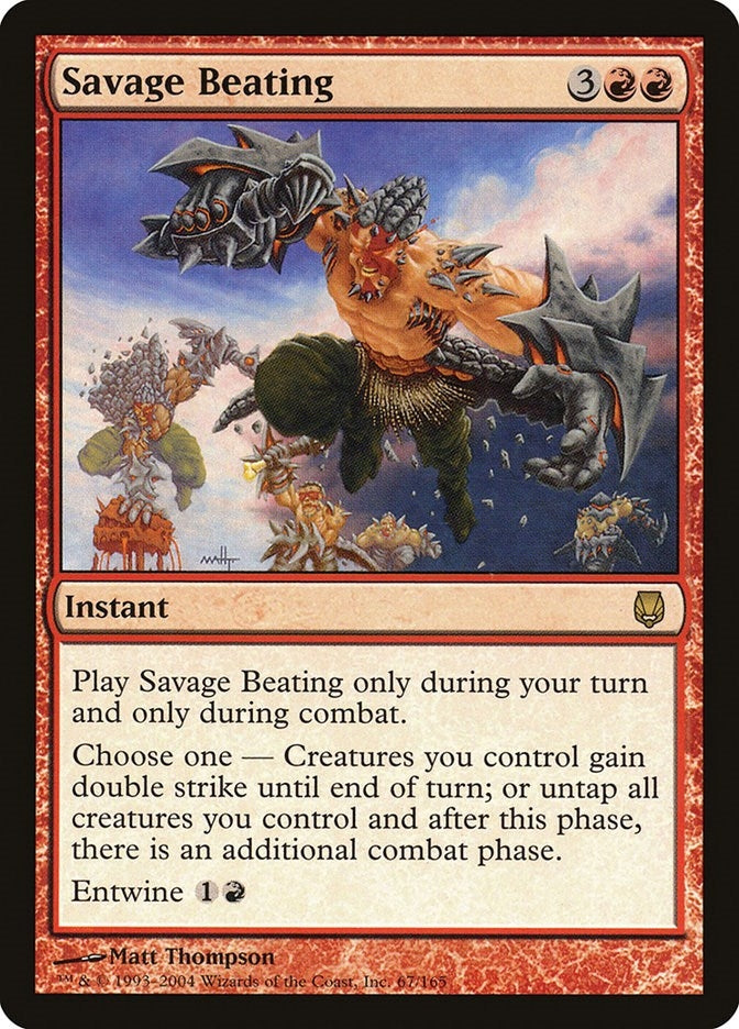 Image for Savage Beating (Darksteel) (67) - Magic: The Gathering