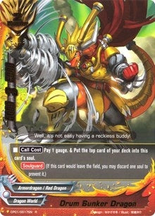 Image for Drum Bunker Dragon (Character Pack Vol.1: Burning Valor) (CP01/0017EN) - Future Card BuddyFight