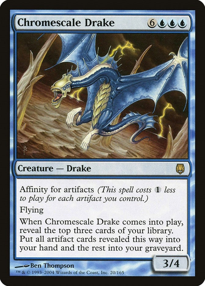 Image for Chromescale Drake (Darksteel) (20) - Magic: The Gathering