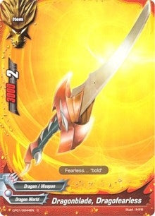 Image for Dragonblade, Dragofearless (Character Pack Vol.1: Burning Valor) (CP01/0044EN) - Future Card BuddyFight