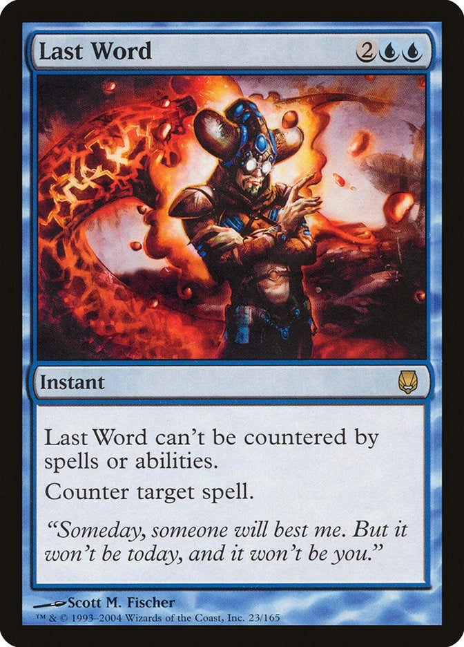 Image for Last Word (Darksteel) (23) - Magic: The Gathering