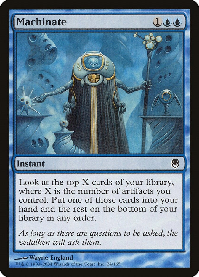 Image for Machinate (Darksteel) (24) - Magic: The Gathering