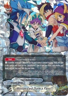 Image for Mission Card "Form a Party!" (Foil) (Trial Deck: Braves Explosion) (TD04/0015EN) - Future Card BuddyFight