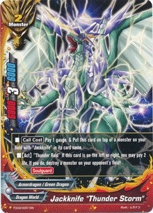 Image for Jackknife "Thunder Storm" (Trial Deck: Dragonic Force) (TD03/0001EN) - Future Card BuddyFight