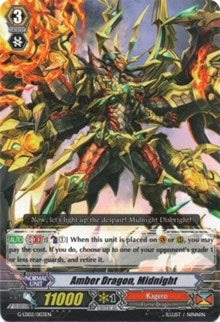 Image for Amber Dragon, Midnight (G-Legend Deck Vol.2: The Overlord Blaze) (G-LD02/003EN) - Cardfight Vanguard