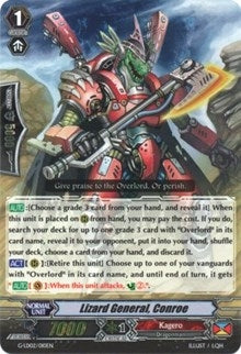 Image for Lizard General, Conroe (RRR Foil) (G-Legend Deck Vol.2: The Overlord Blaze) (G-LD02/010EN) - Cardfight Vanguard