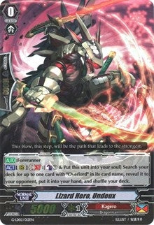 Image for Lizard Hero, Undeux (RRR Foil) (G-Legend Deck Vol.2: The Overlord Blaze) (G-LD02/012EN) - Cardfight Vanguard