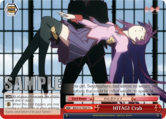 Image for HITAGI Crab (TD) (BAKEMONOGATARI) (BM/S15-TE09 TD) - Weiss Schwarz