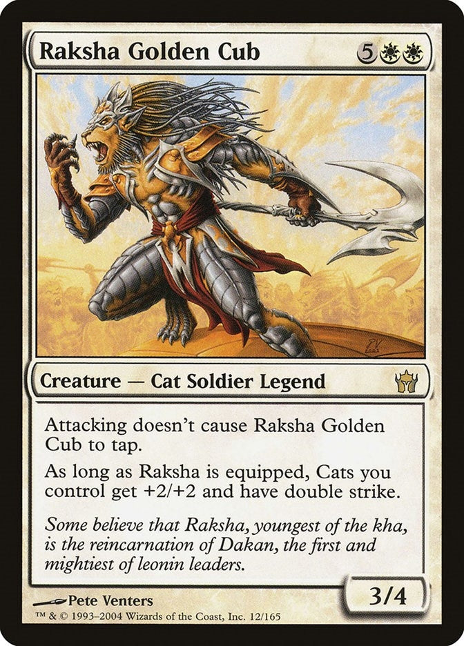 Image for Raksha Golden Cub (Fifth Dawn) (12) - Magic: The Gathering