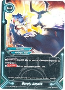 Image for Barely Attack (Unleash! Impact Dragon!!) (D-BT01/0120EN) - Future Card BuddyFight