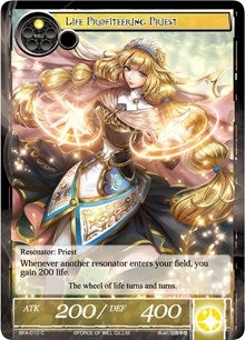 Image for Life Profiteering Priest (Battle for Attoractia) (BFA-010) - Force of Will