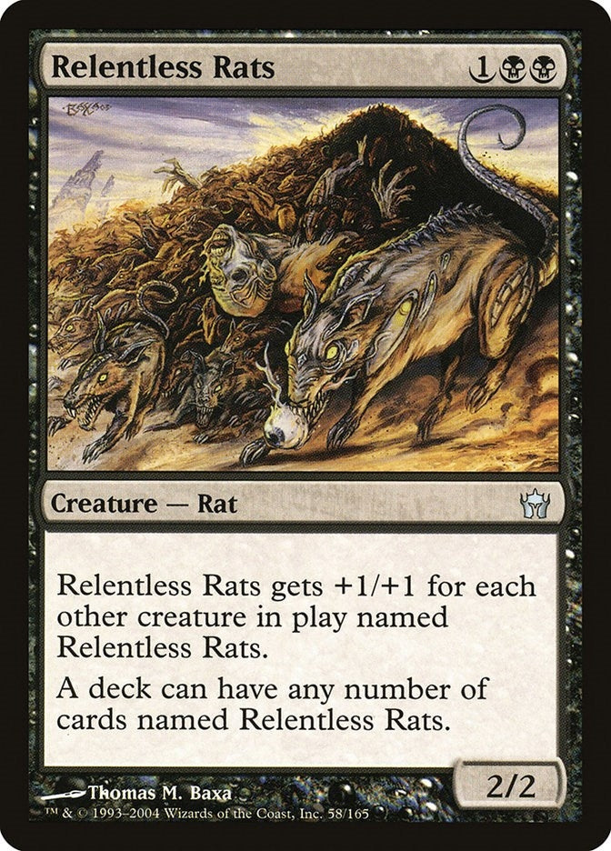 Image for Relentless Rats (Fifth Dawn) (58) - Magic: The Gathering