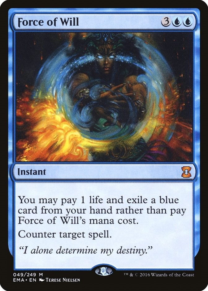 Image for Force of Will (Eternal Masters) (49) - Magic: The Gathering