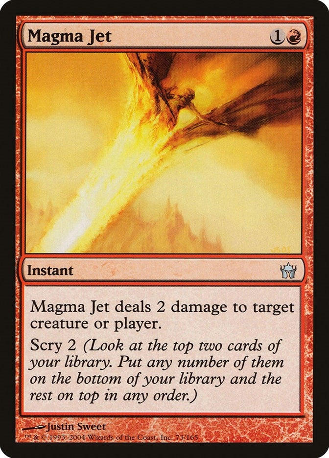 Image for Magma Jet (Fifth Dawn) (73) - Magic: The Gathering