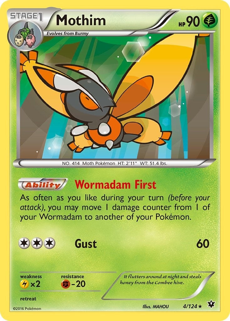 Image for Mothim (XY - Fates Collide) (4/124) - Pokemon
