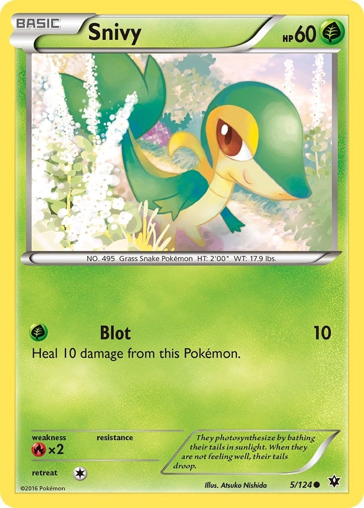 Image for Snivy (XY - Fates Collide) (5/124) - Pokemon