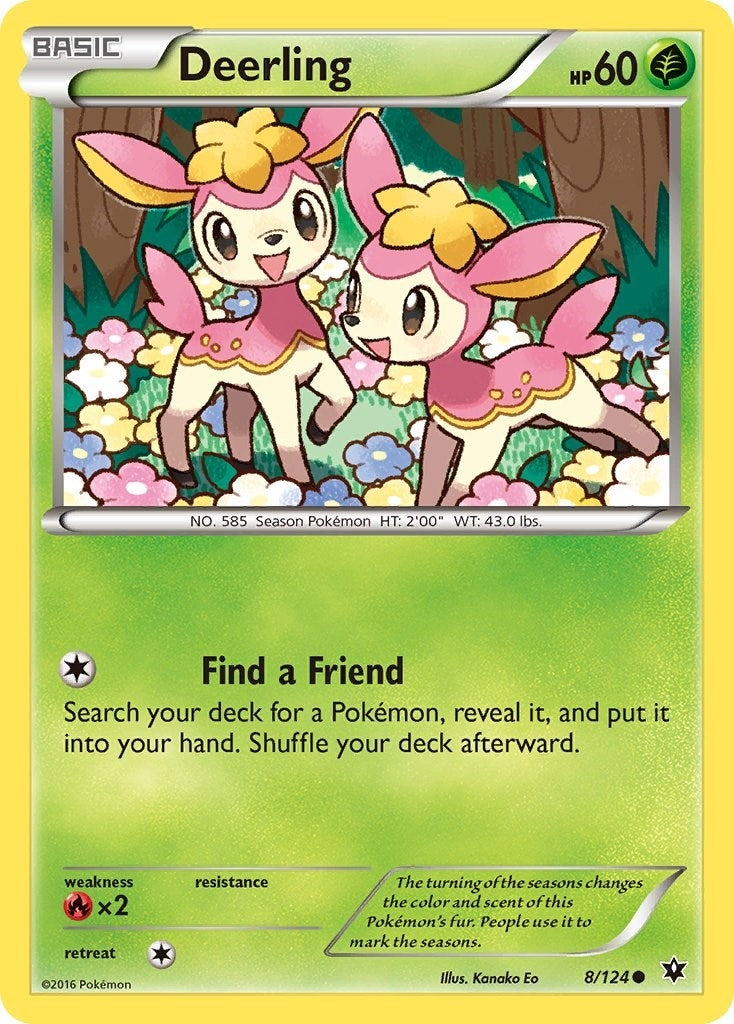Image for Deerling (XY - Fates Collide) (8/124) - Pokemon
