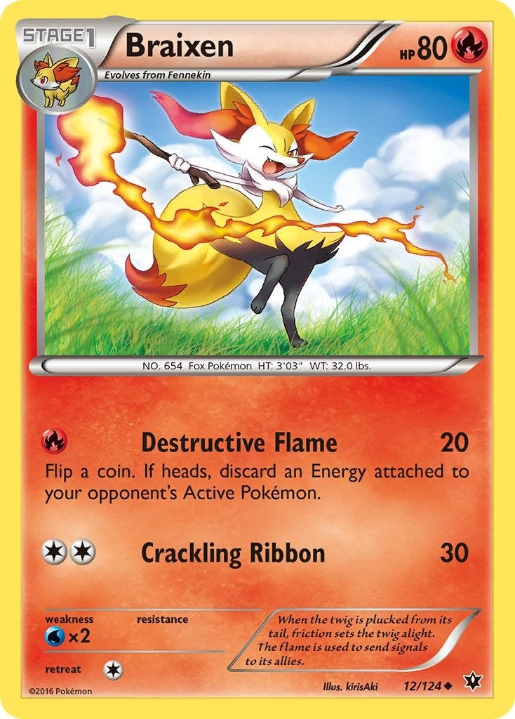 Image for Braixen (XY - Fates Collide) (12/124) - Pokemon