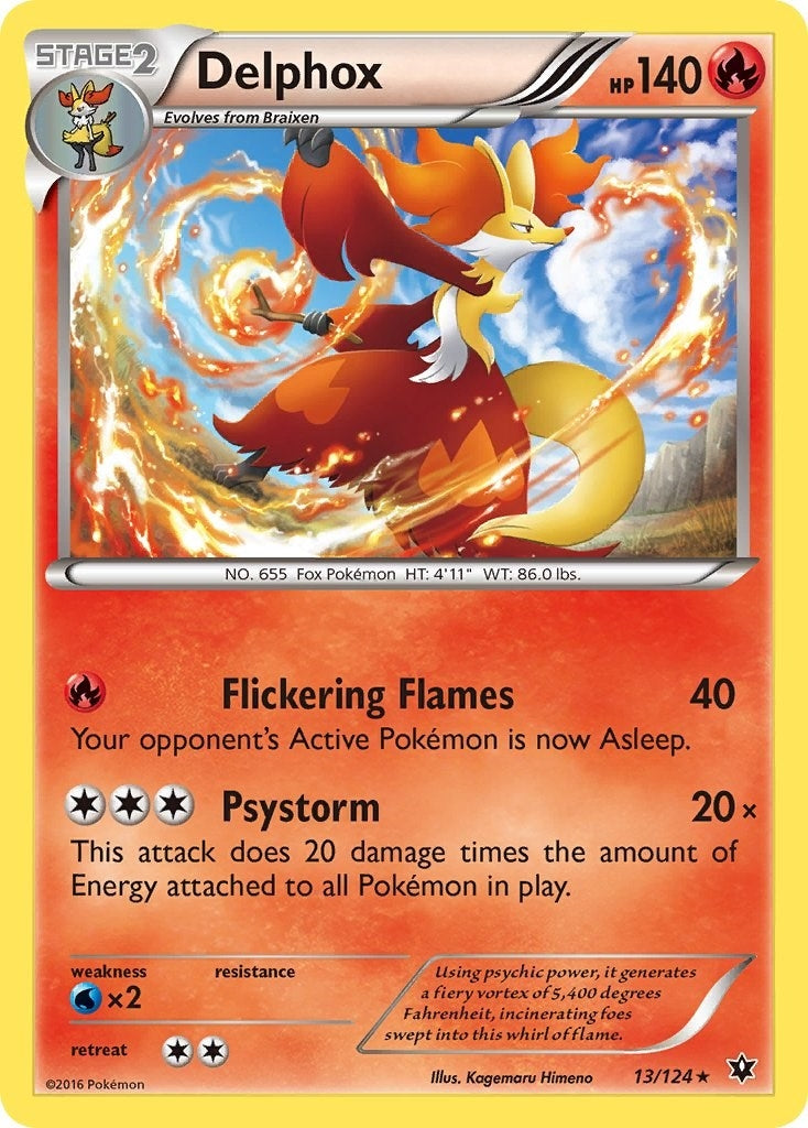 Image for Delphox (XY - Fates Collide) (13/124) - Pokemon