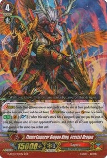 Image for Flame Emperor Dragon King, Irresist Dragon (G-FC03: Fighter's Collection 2016) (G-FC03/013EN) - Cardfight Vanguard