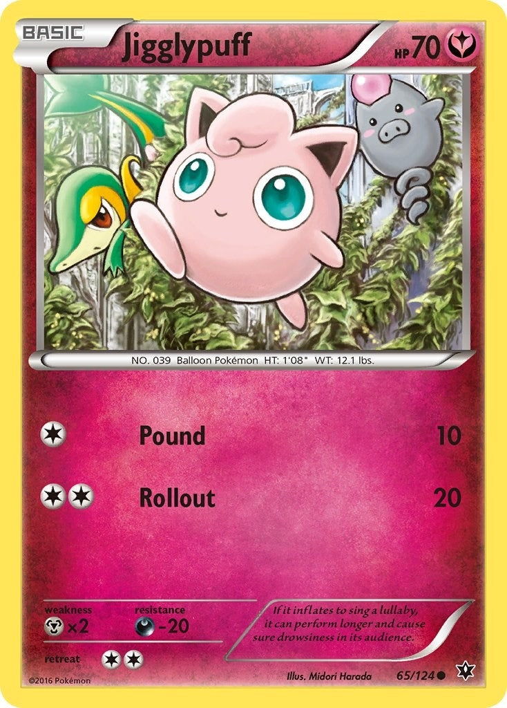 Image for Jigglypuff (XY - Fates Collide) (65/124) - Pokemon