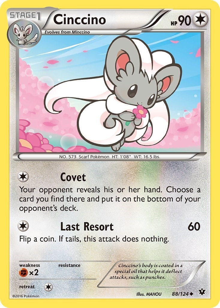 Image for Cinccino (88) (XY - Fates Collide) (88/124) - Pokemon