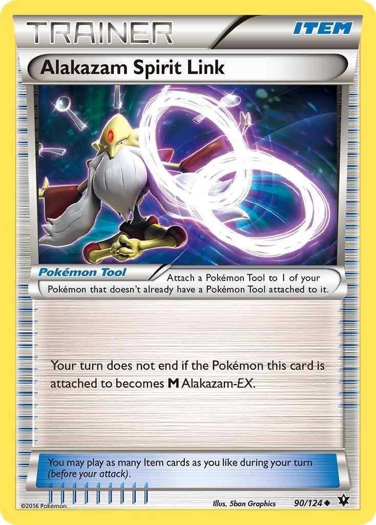 Image for Alakazam Spirit Link (XY - Fates Collide) (90/124) - Pokemon