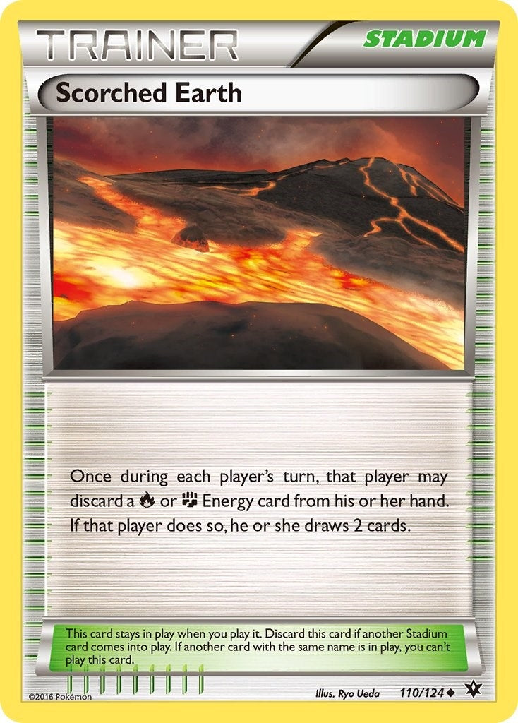 Image for Scorched Earth (XY - Fates Collide) (110/124) - Pokemon