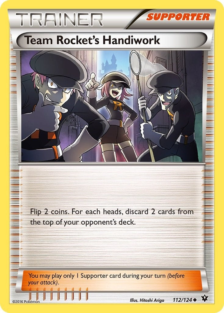 Image for Team Rocket's Handiwork (XY - Fates Collide) (112/124) - Pokemon