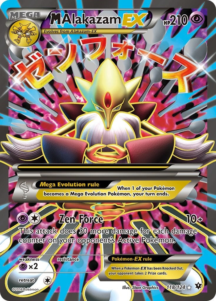 Image for M Alakazam EX (Full Art) (XY - Fates Collide) (118/124) - Pokemon