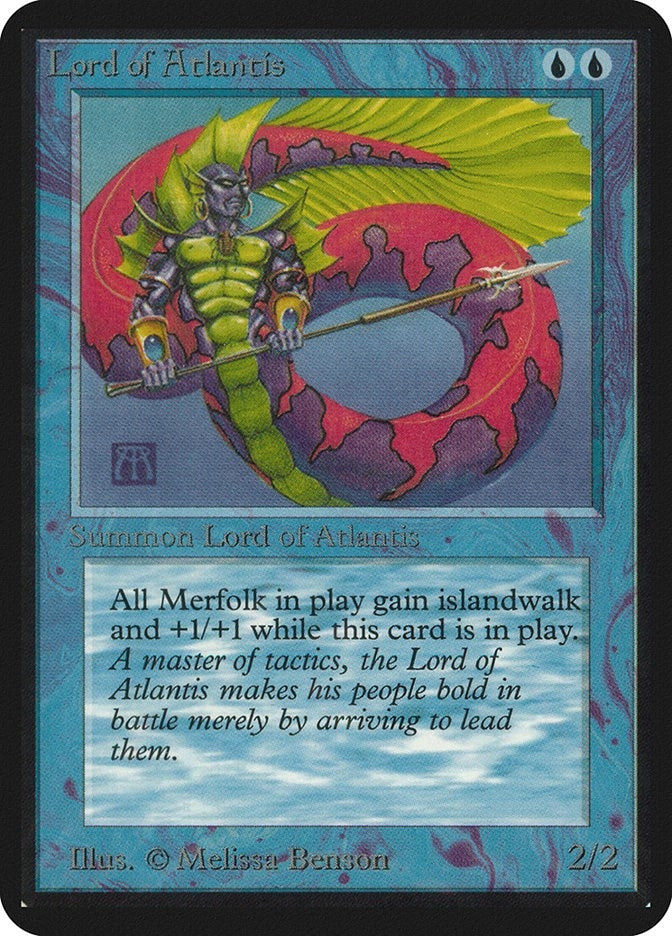 Image for Lord of Atlantis (Alpha Edition) - Magic: The Gathering