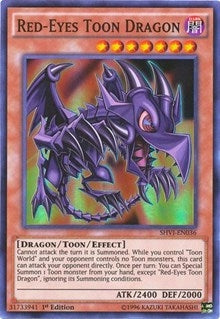 Image for Red-Eyes Toon Dragon (Shining Victories) (SHVI-EN036) - YuGiOh