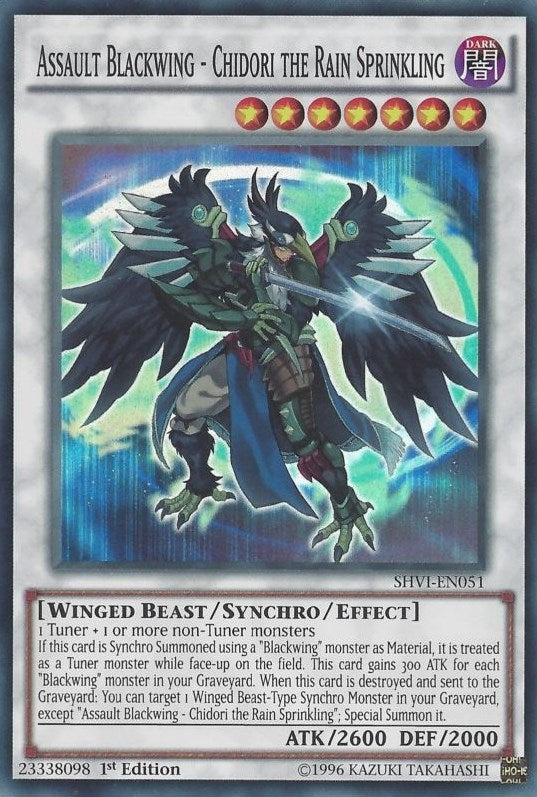Image for Assault Blackwing - Chidori the Rain Sprinkling (Shining Victories) (SHVI-EN051) - YuGiOh
