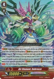 Image for Air Element, Sebreeze (G-FC03: Fighter's Collection 2016) (G-FC03/049EN) - Cardfight Vanguard