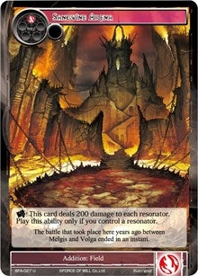 Image for Sanguine Arena (Battle for Attoractia) (BFA-027) - Force of Will