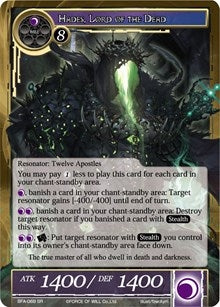 Image for Hades, Lord of the Dead (Battle for Attoractia) (BFA-068) - Force of Will