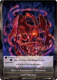 Image for Brutal Conqueror's Memoria (Battle for Attoractia) (BFA-097) - Force of Will