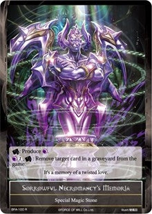 Image for Sorrowful Necromancy's Memoria (Battle for Attoractia) (BFA-100) - Force of Will