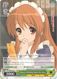 Image for Mikuru Wishing Upon the Stars (The Melancholy of Haruhi Suzumiya Extra Booster) (SY/WE09-E05) - Weiss Schwarz